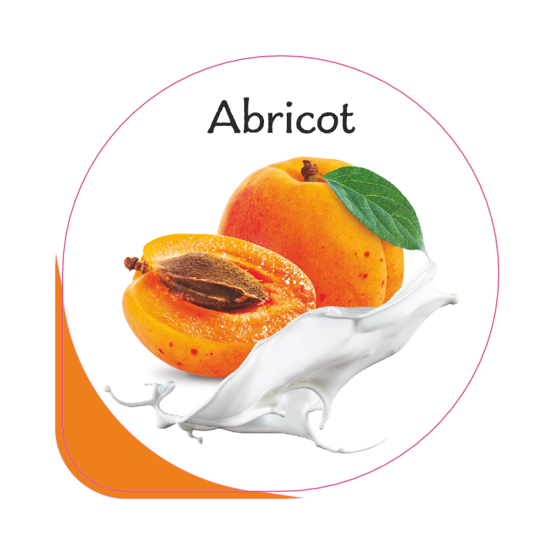 Opercules Ø68.3mm Aluminum imprimés Gourmandise Abricot