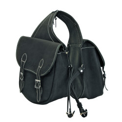 Lakota leather saddle bag...
