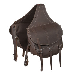 Calf skin luxury saddle bag